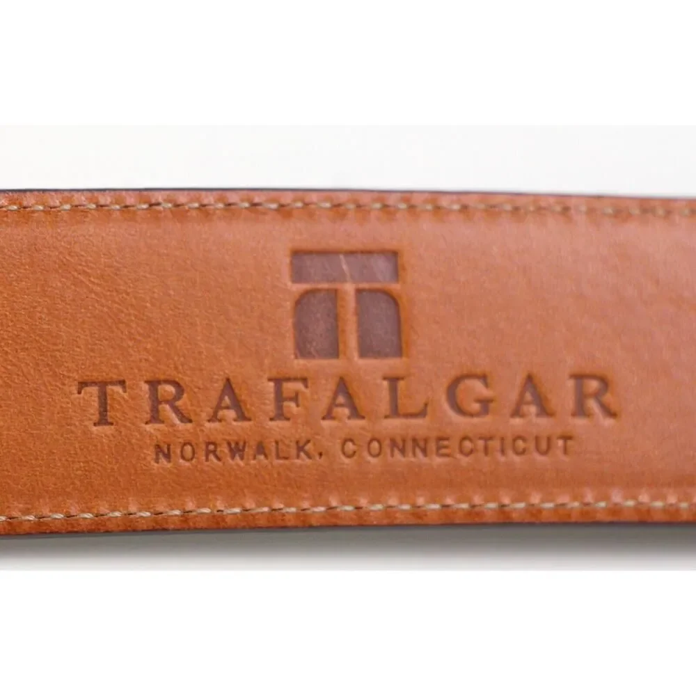 Trafalgar BROWN GENUINE LEATHER 1 1/8